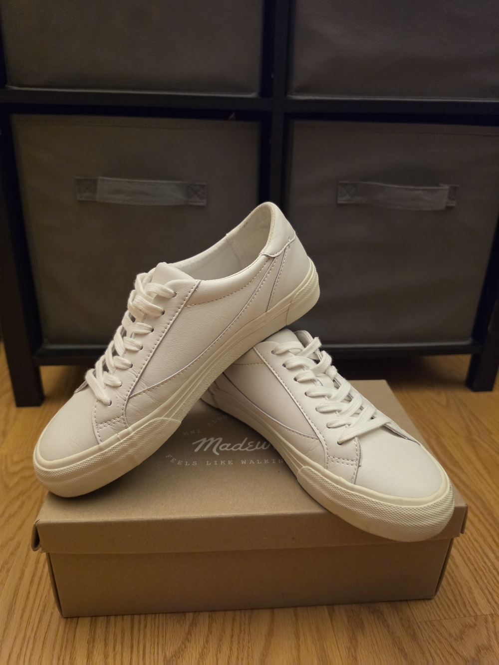 Madewell Women's Low-Top Sneakers in Cream
